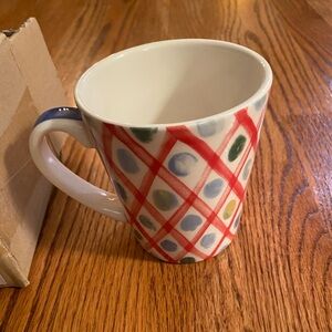 Mackenzie Childs Carnaby Mug Lattice